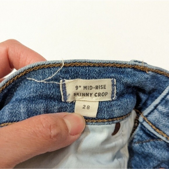 Madewell Mid-Rise Skinny Crop Stretchy Jeans - Picture 12 of 16